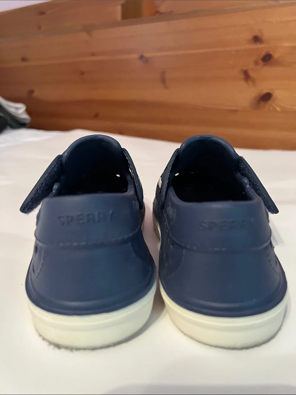 SPERRY KIDS Bahama Float Boat Shoes Navy Slip On Size 11 Water Shoe